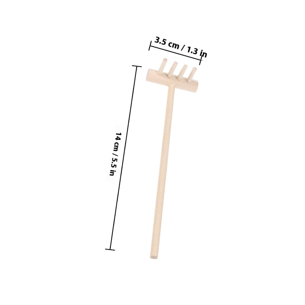3 stks Bamboe Mini Hark Set Vo - Gardening Tools Wholesale recensie en prijs