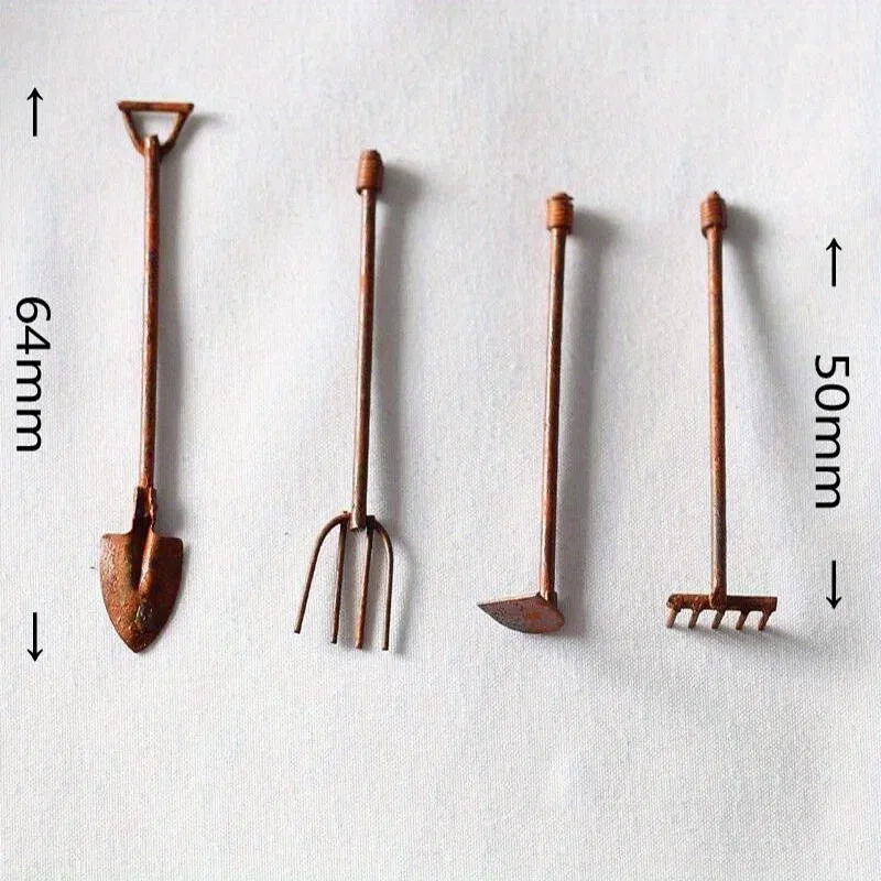 4 Stks/pak Miniatuur Tuingeree - Gardening Tools Wholesale recensie en prijs