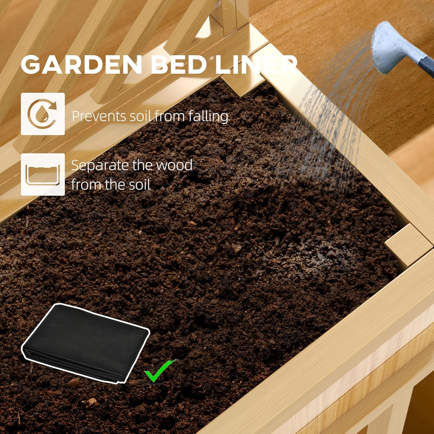 Verhoogd tuinbed met pergola v - Raised Bed Planter Box recensie en prijs