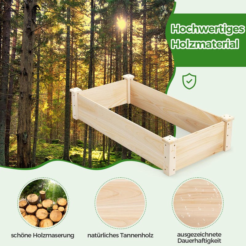 Verhoogde moestuinbak van denn - Raised Bed Planter Box recensie en prijs