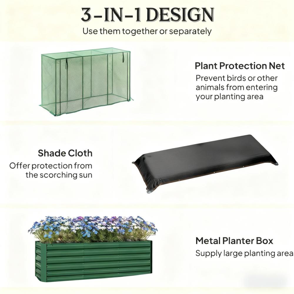 Verhoogde moestuinbak met open - Raised Bed Planter Box recensie en prijs