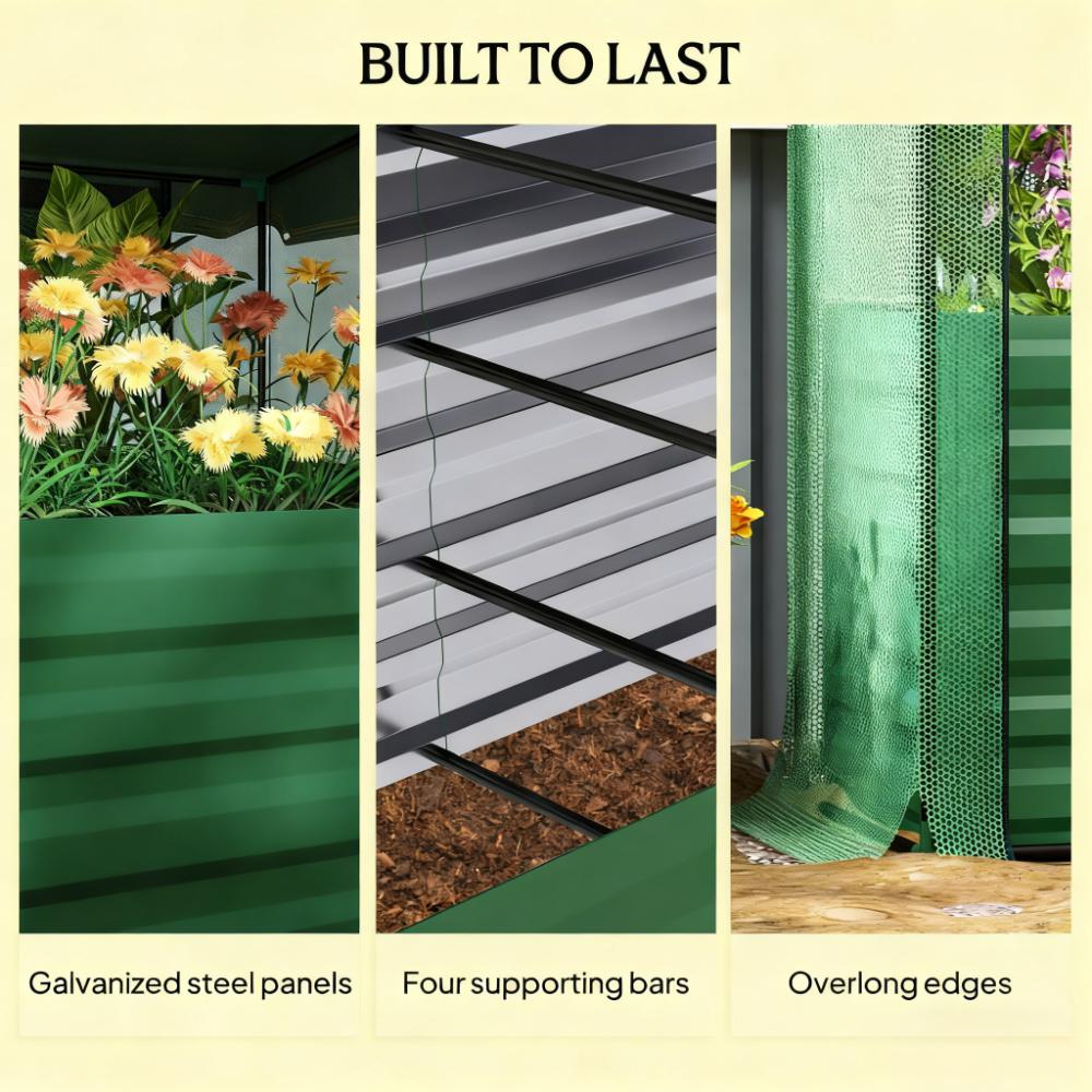 Verhoogde moestuinbak met open - Raised Bed Planter Box recensie en prijs