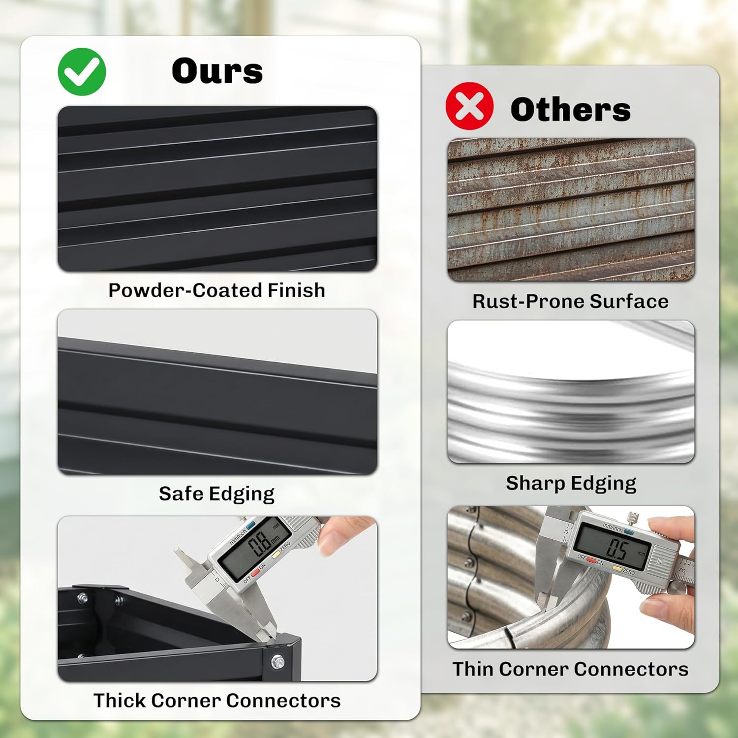 2-delige gegalvaniseerde verho - Raised Bed Planter Box recensie en prijs