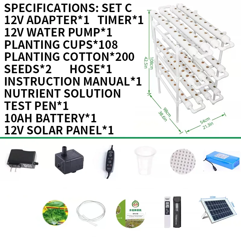 Set voor een systeem voor groe - Gardening Tools Kit recensie en prijs